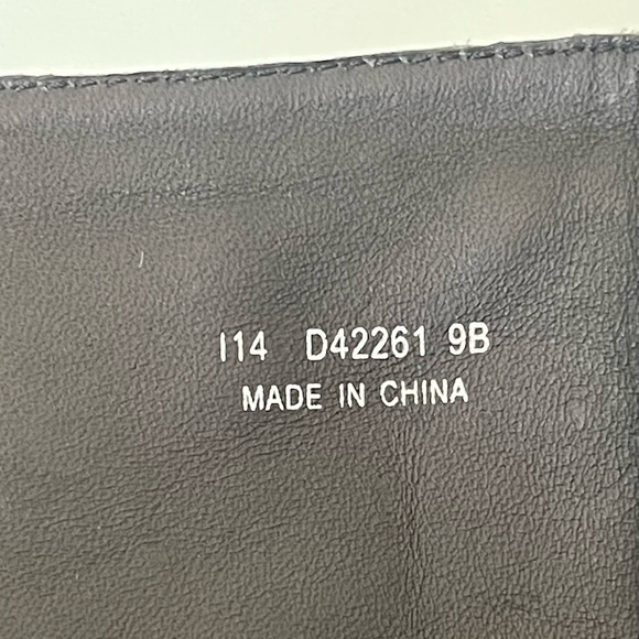 Cole Haan Womens Kenmare Tall Riding Boot Leather Black Buckle Detail Zip Size 9 - Picture 10 of 14